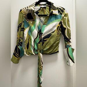 Reiss Multicolor Patterned Women's Blouse